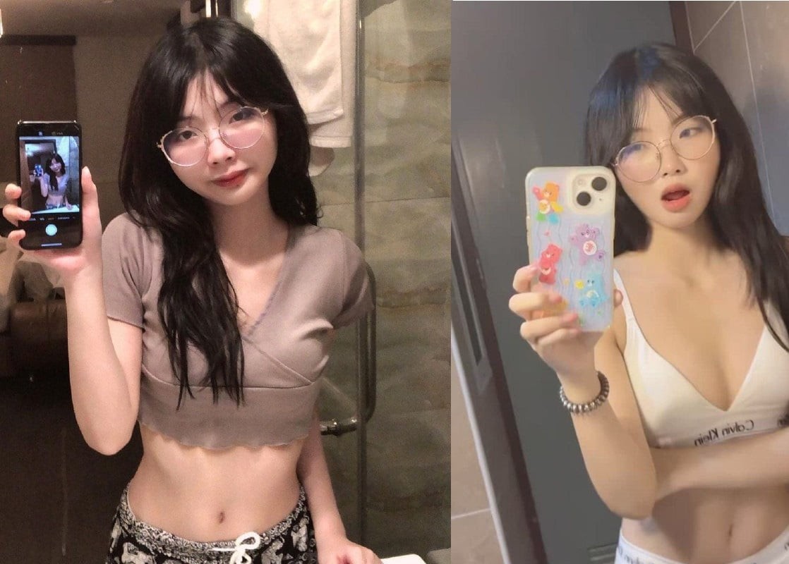 Cô em dâm trắng đánh răng BJ