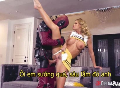 Deadpool giả siêu nhân Địt cô em lồn múp cực phê