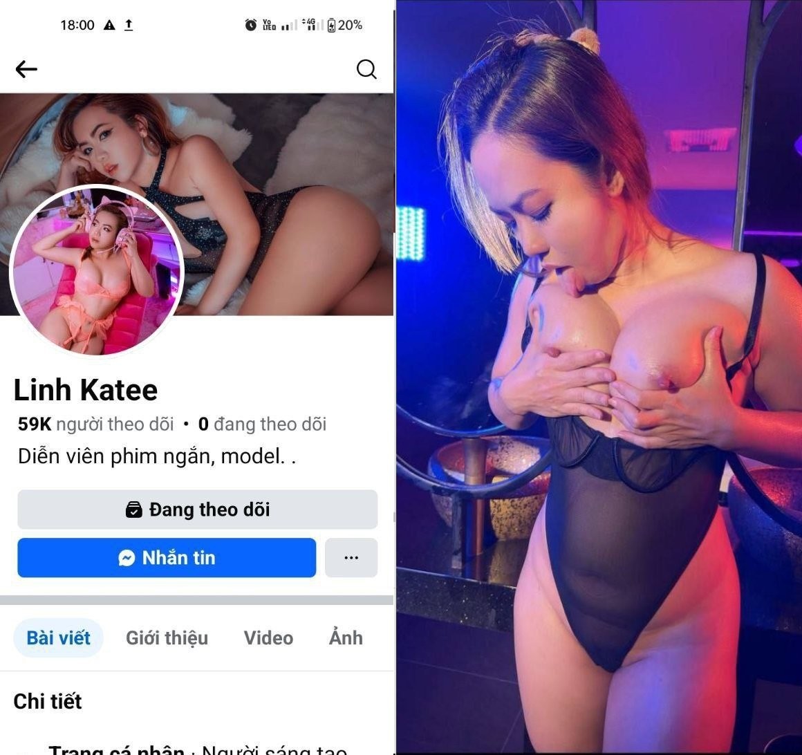Linh Katee mũm mĩm quan hệ cực sướng